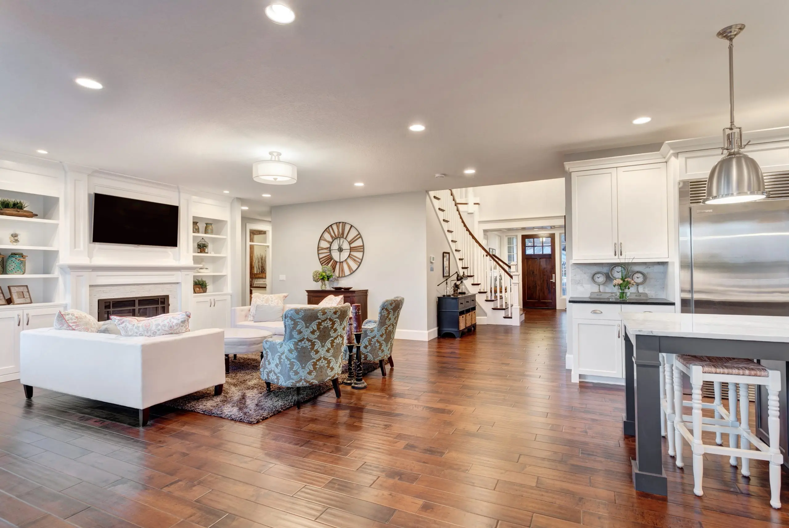 Newly renovated living room