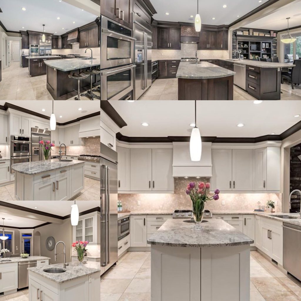 Modern kitchen with elegant design features.